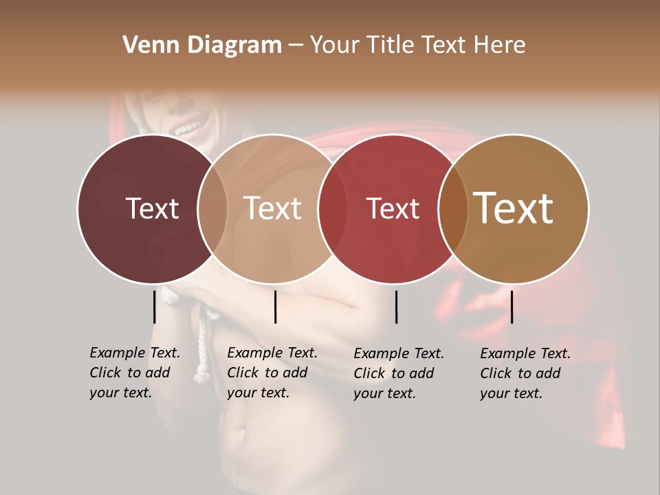 Black Handsome Nude PowerPoint Template