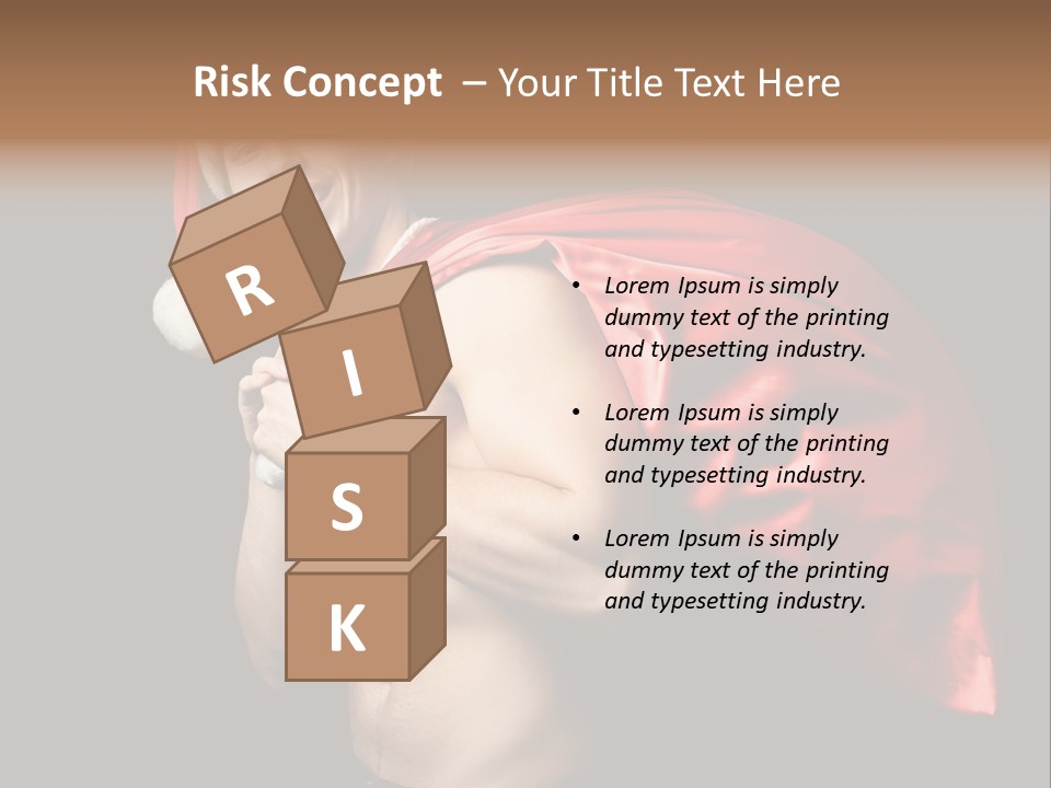 Black Handsome Nude PowerPoint Template