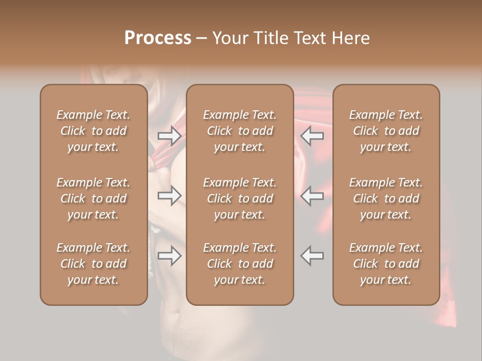 Black Handsome Nude PowerPoint Template