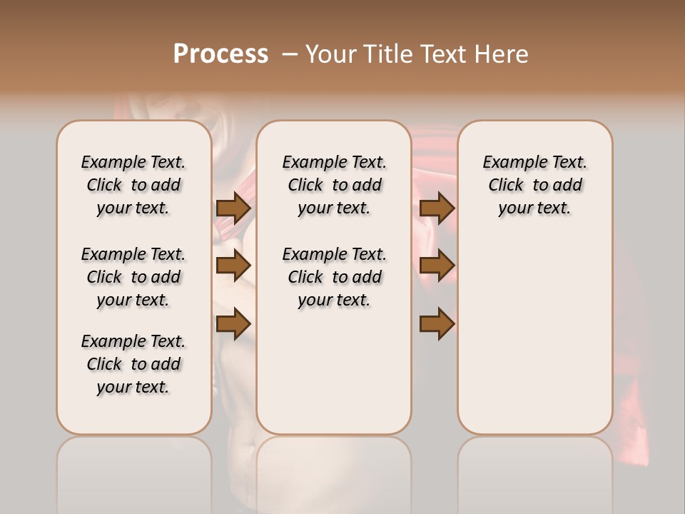 Black Handsome Nude PowerPoint Template