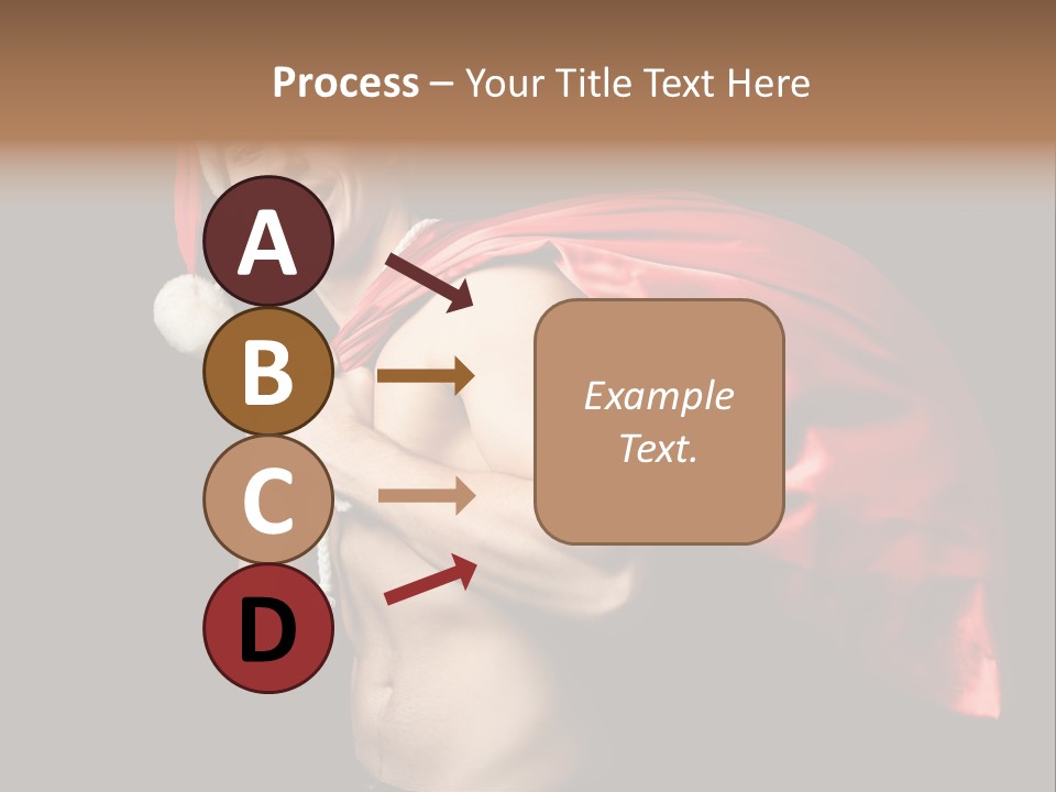 Black Handsome Nude PowerPoint Template