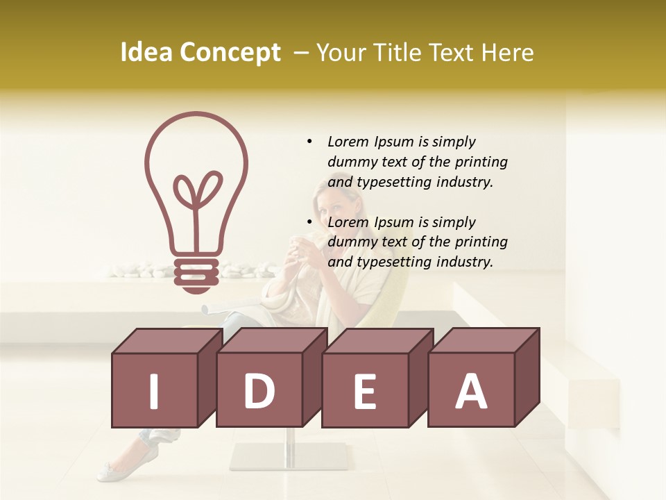 Writing Humorou Room PowerPoint Template