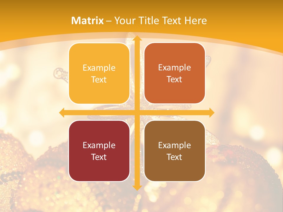 Wintertime Light Design PowerPoint Template