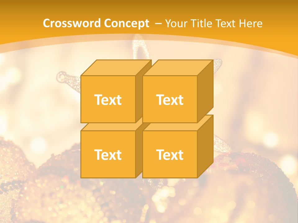 Wintertime Light Design PowerPoint Template
