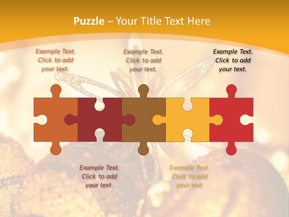 Wintertime Light Design PowerPoint Template