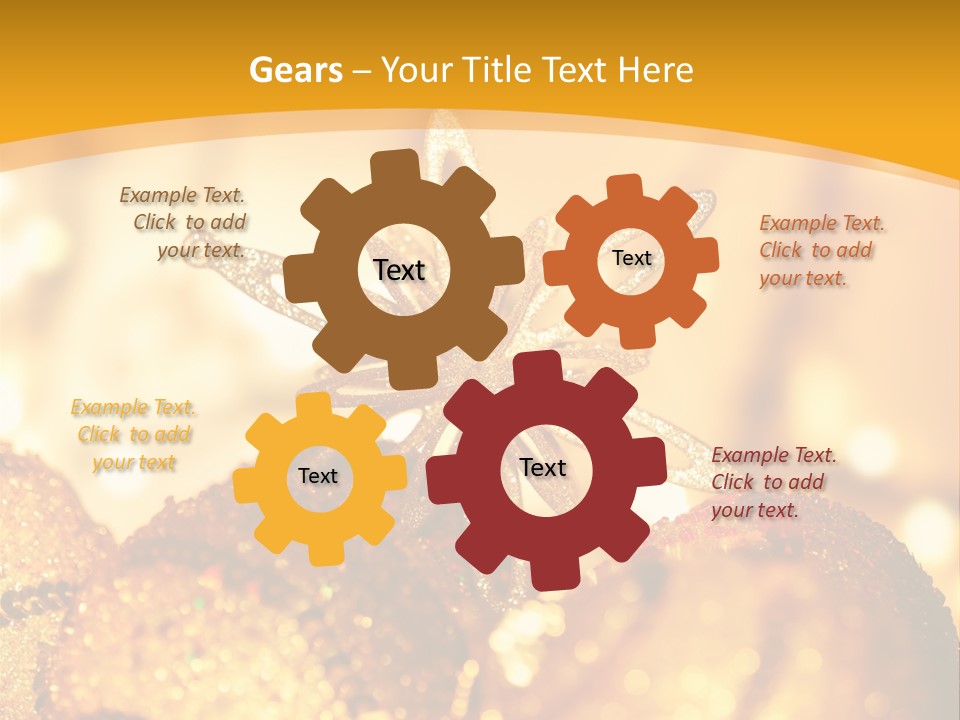 Wintertime Light Design PowerPoint Template