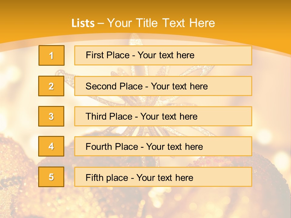 Wintertime Light Design PowerPoint Template