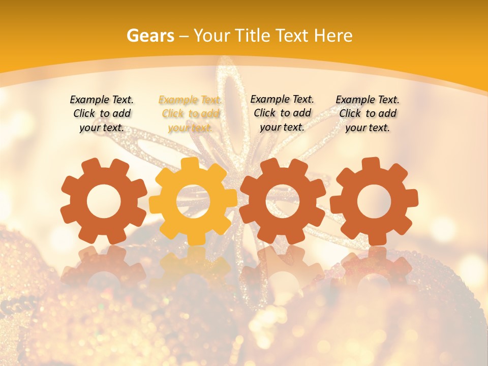 Wintertime Light Design PowerPoint Template