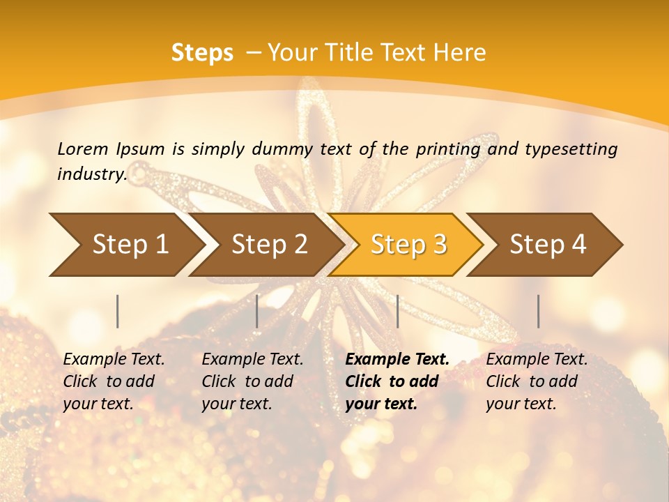 Wintertime Light Design PowerPoint Template