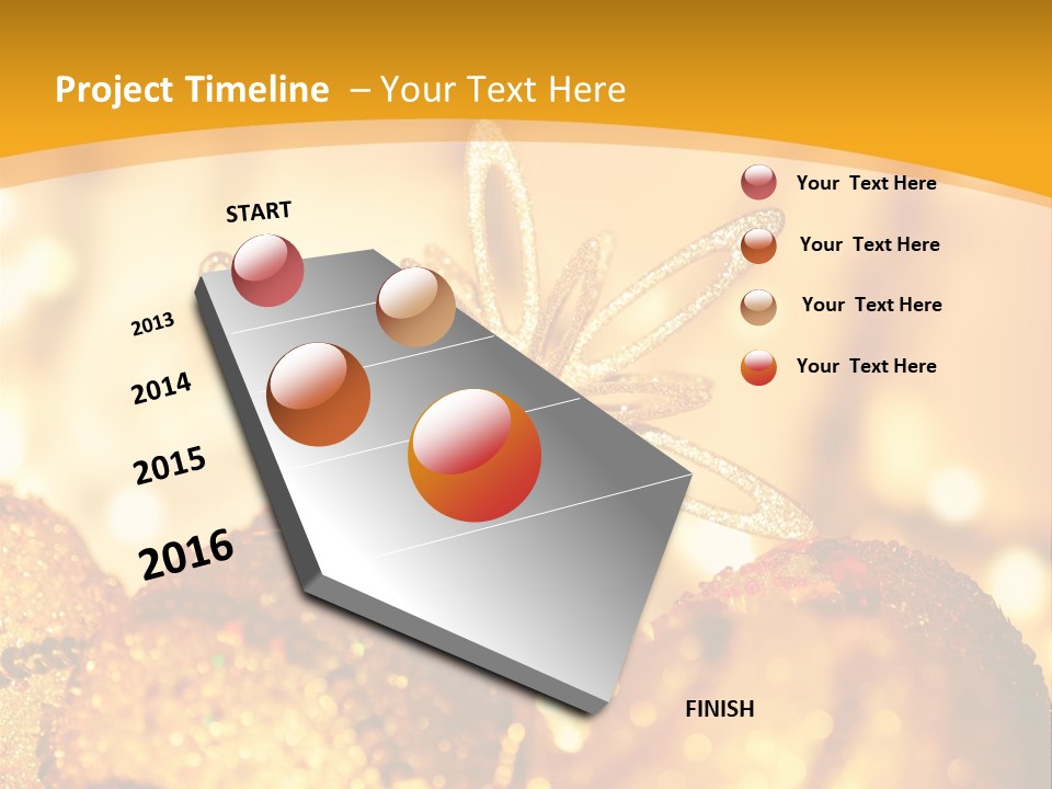 Wintertime Light Design PowerPoint Template