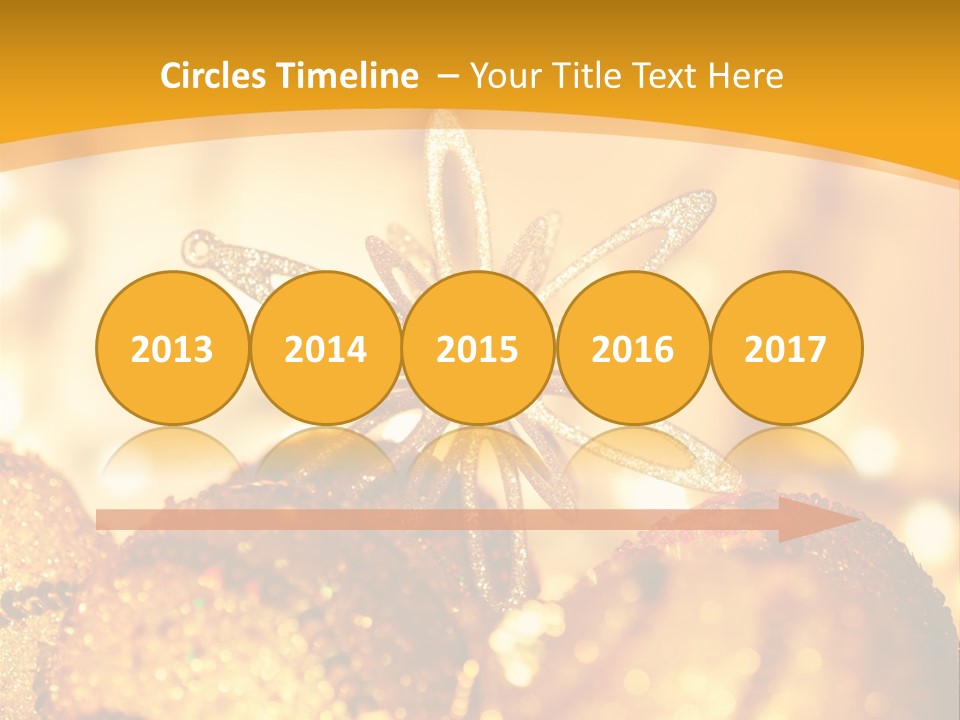 Wintertime Light Design PowerPoint Template