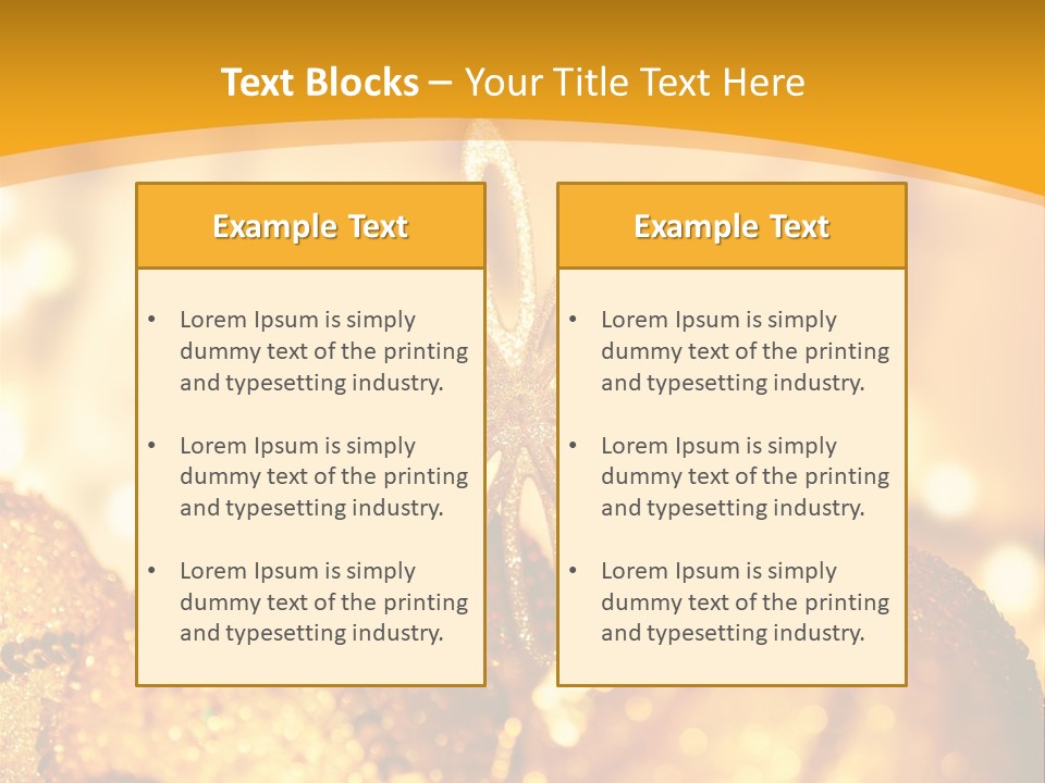 Wintertime Light Design PowerPoint Template