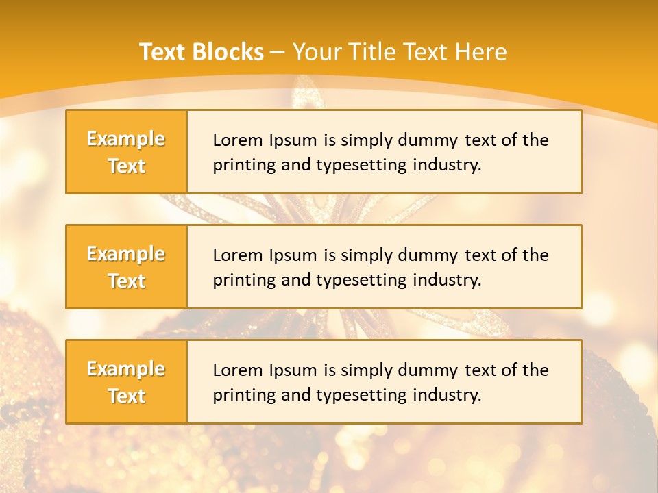 Wintertime Light Design PowerPoint Template