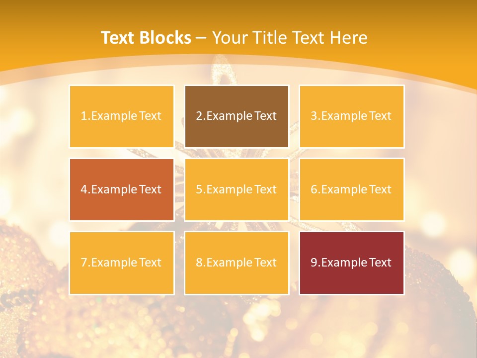Wintertime Light Design PowerPoint Template