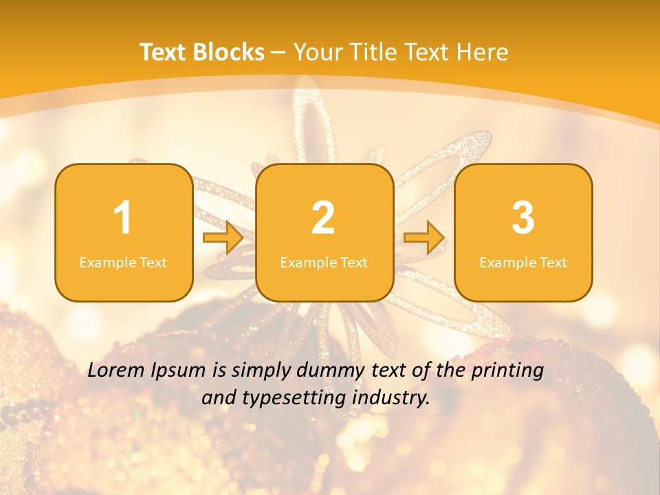 Wintertime Light Design PowerPoint Template