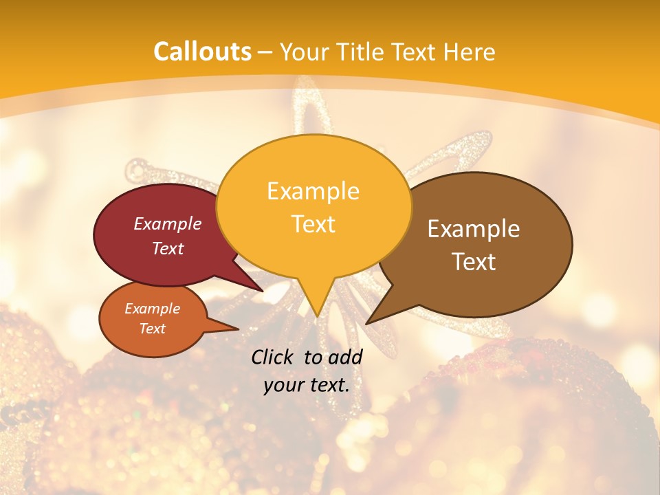 Wintertime Light Design PowerPoint Template