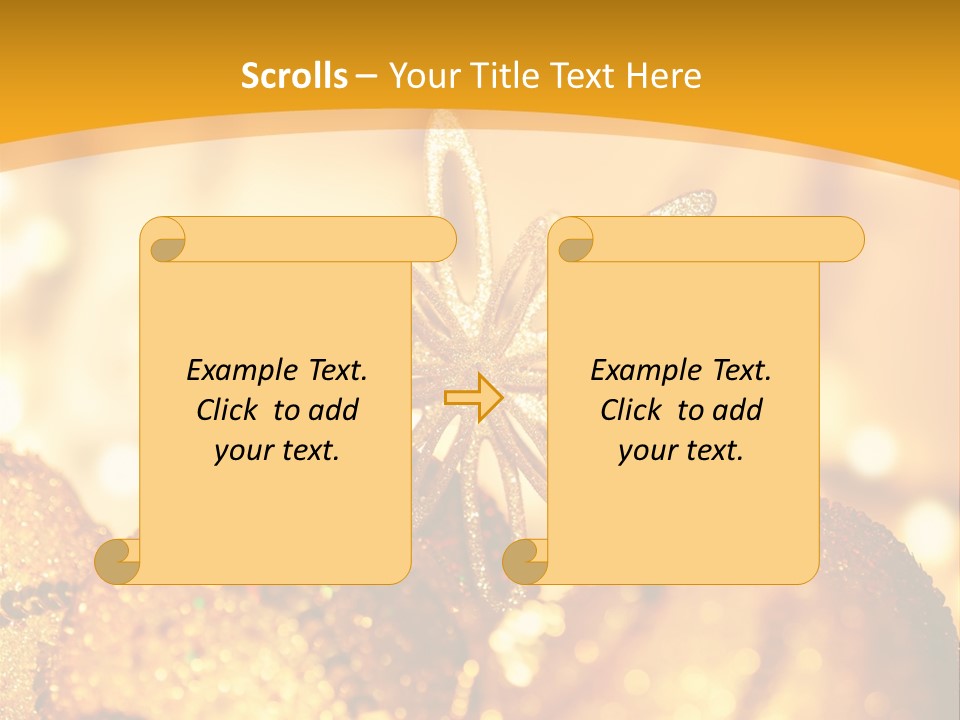 Wintertime Light Design PowerPoint Template