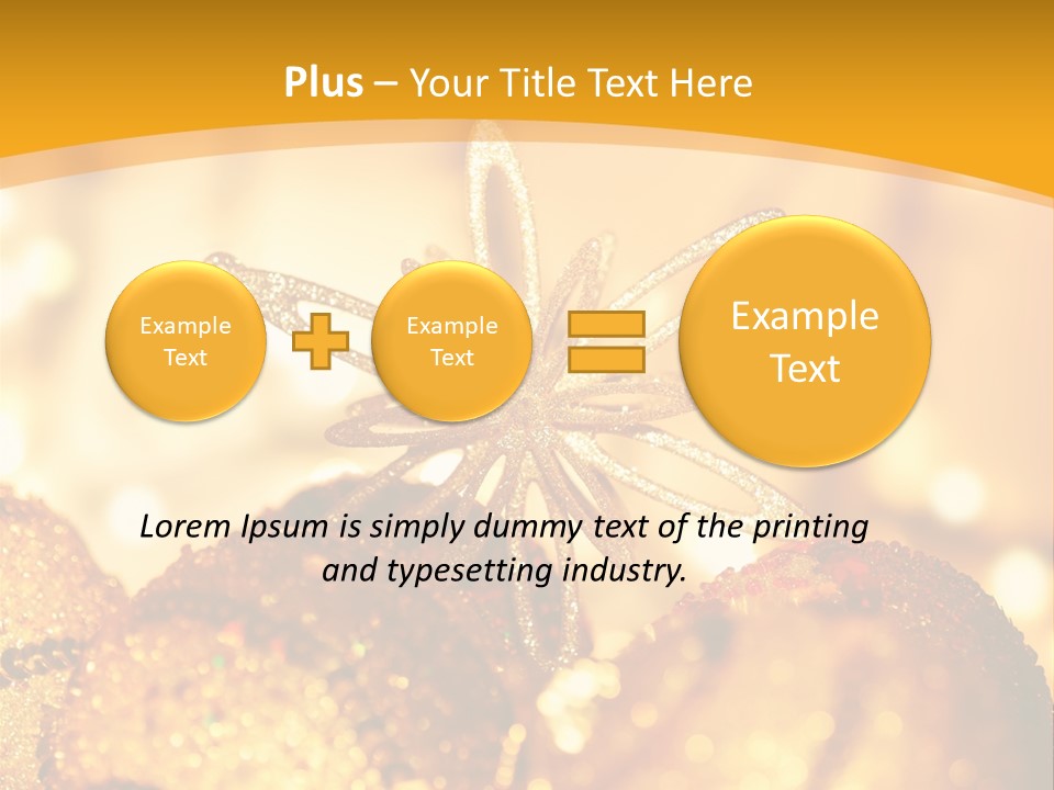 Wintertime Light Design PowerPoint Template