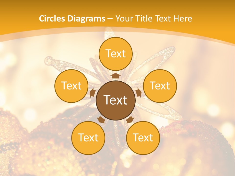 Wintertime Light Design PowerPoint Template