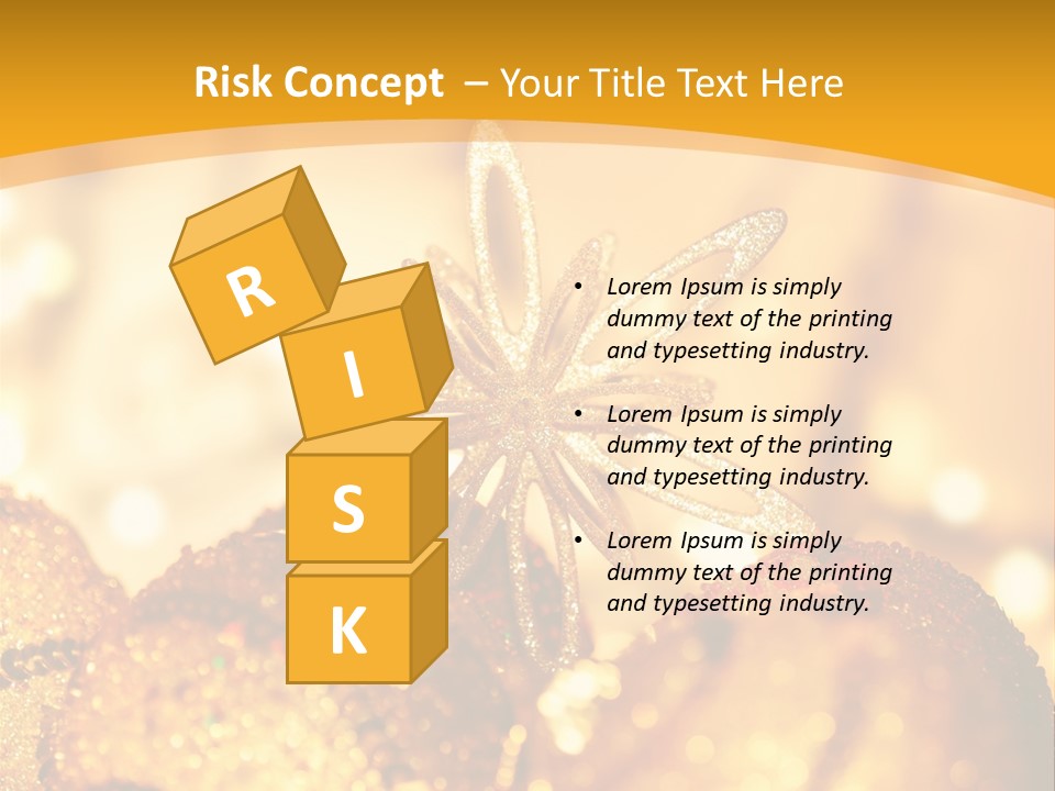 Wintertime Light Design PowerPoint Template