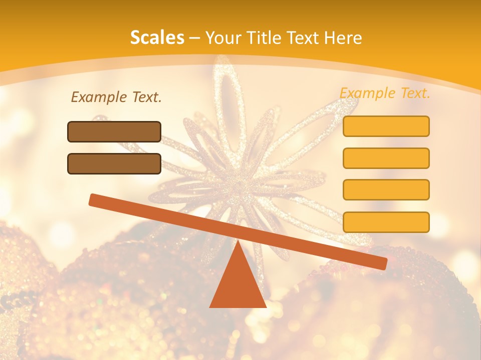Wintertime Light Design PowerPoint Template
