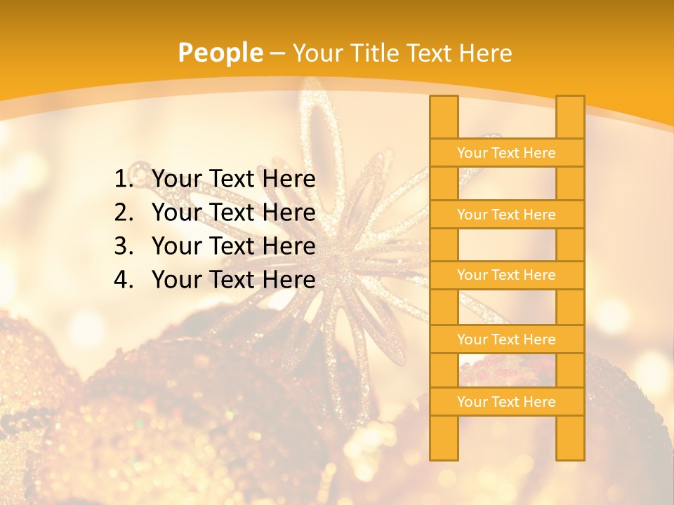 Wintertime Light Design PowerPoint Template