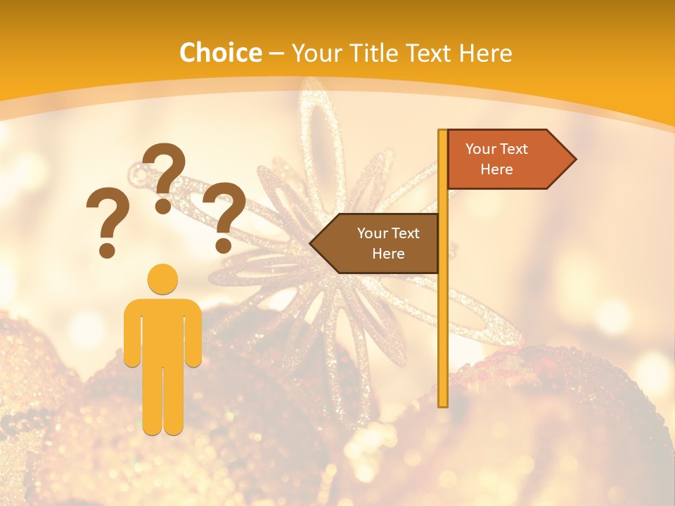 Wintertime Light Design PowerPoint Template