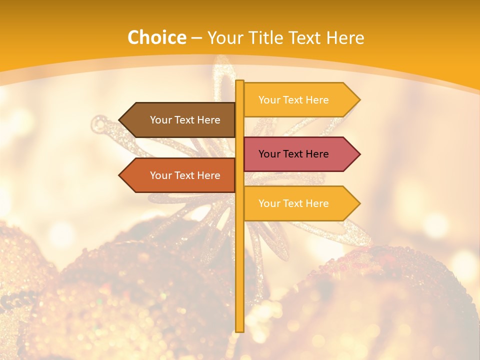 Wintertime Light Design PowerPoint Template