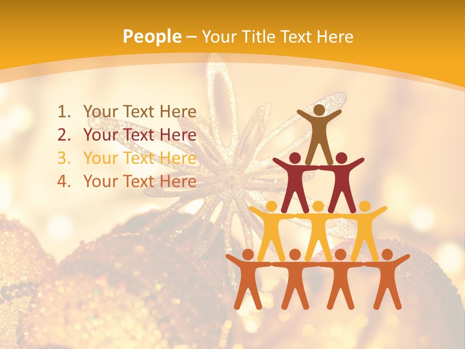 Wintertime Light Design PowerPoint Template