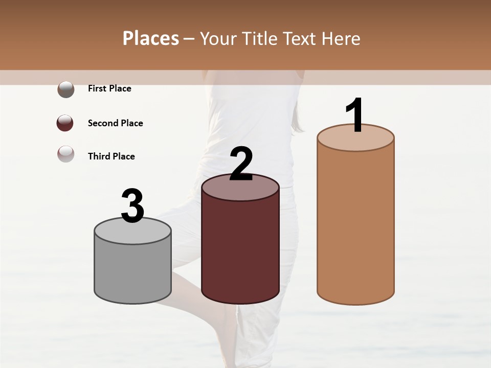 Female Serene Girl PowerPoint Template