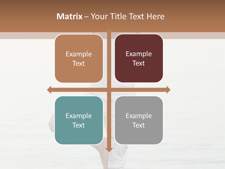 Female Serene Girl PowerPoint Template