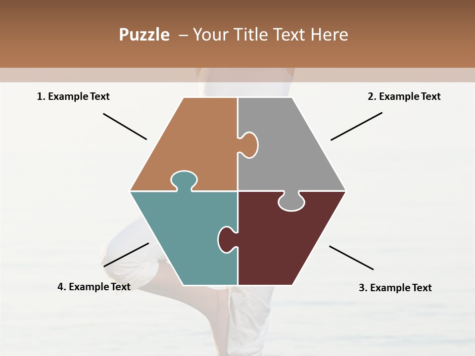 Female Serene Girl PowerPoint Template