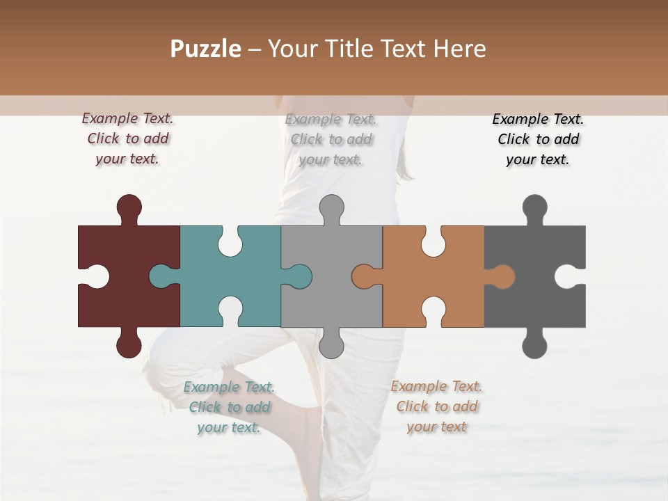 Female Serene Girl PowerPoint Template