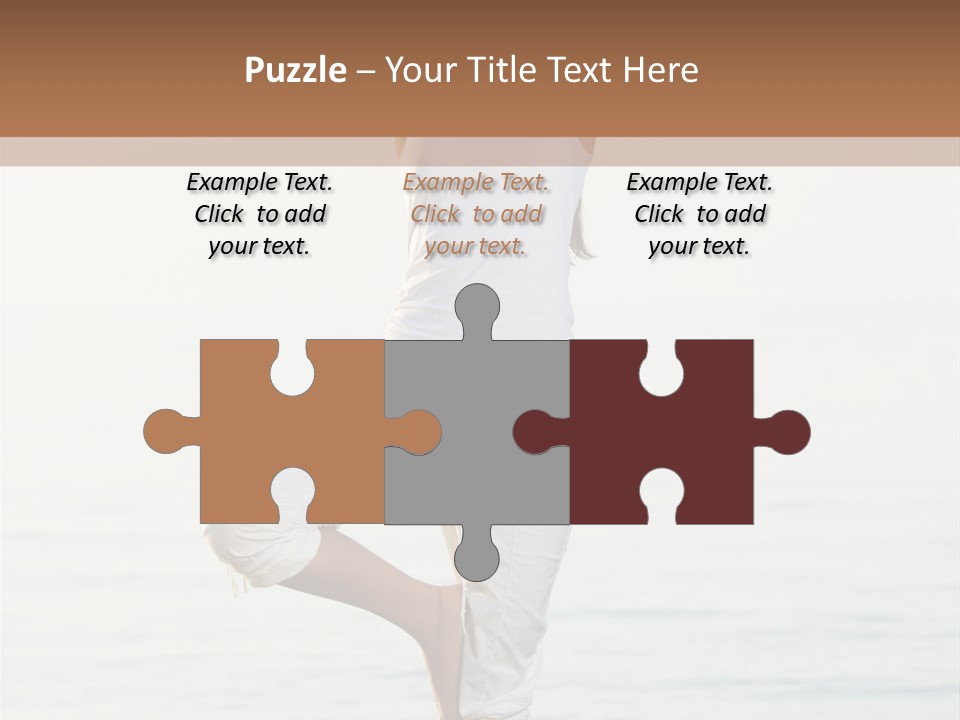 Female Serene Girl PowerPoint Template