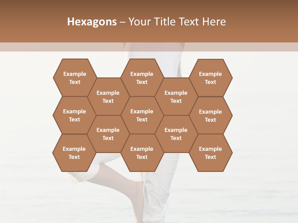 Female Serene Girl PowerPoint Template