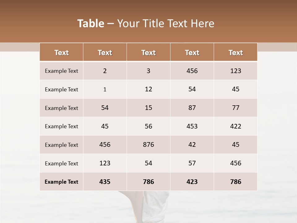 Female Serene Girl PowerPoint Template