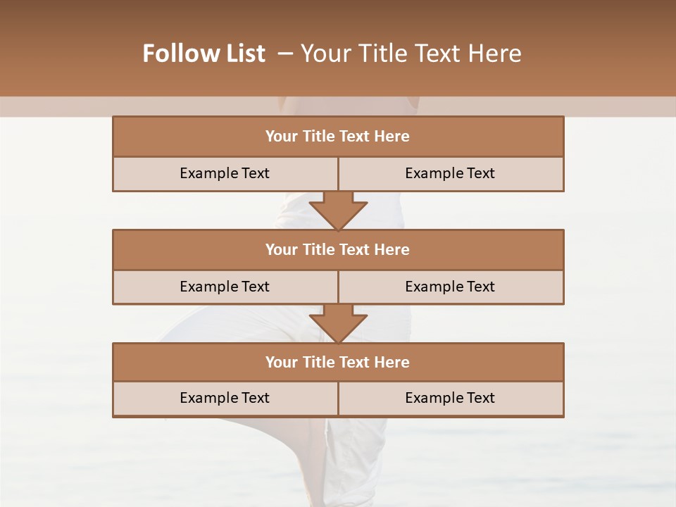 Female Serene Girl PowerPoint Template