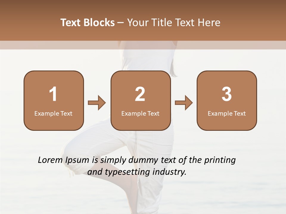 Female Serene Girl PowerPoint Template