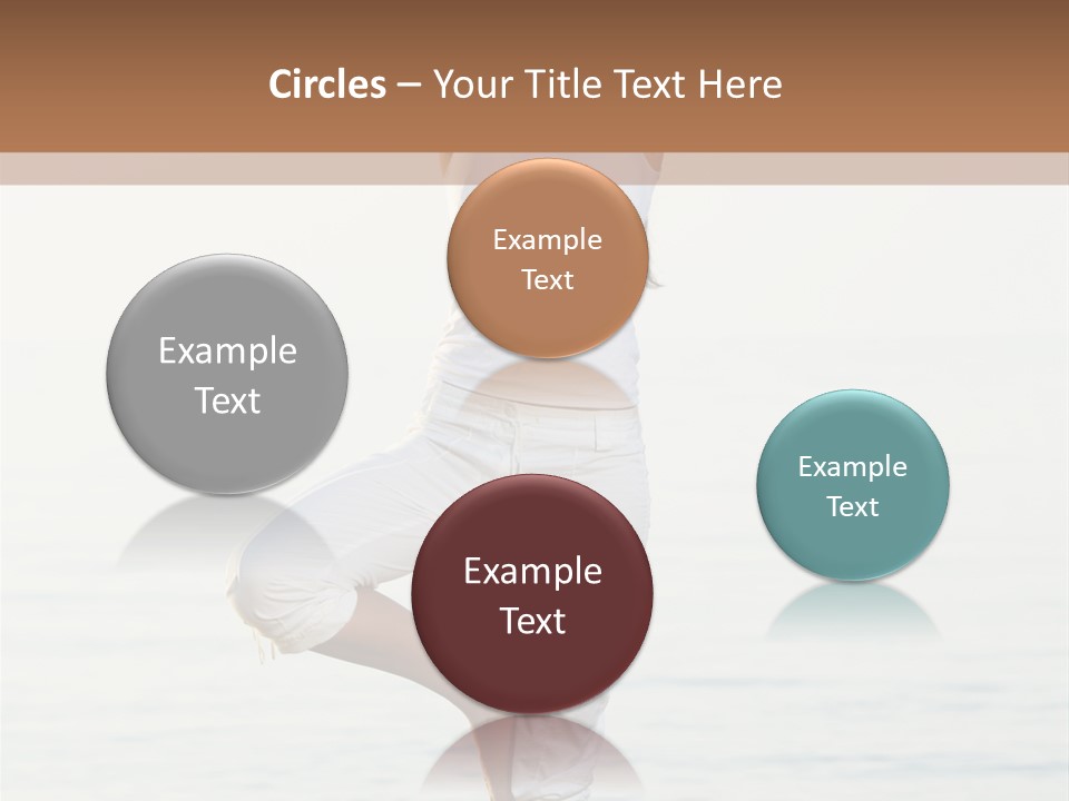 Female Serene Girl PowerPoint Template