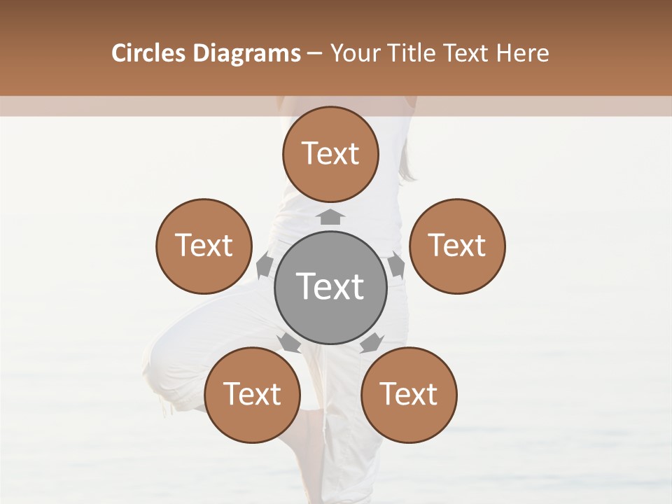 Female Serene Girl PowerPoint Template