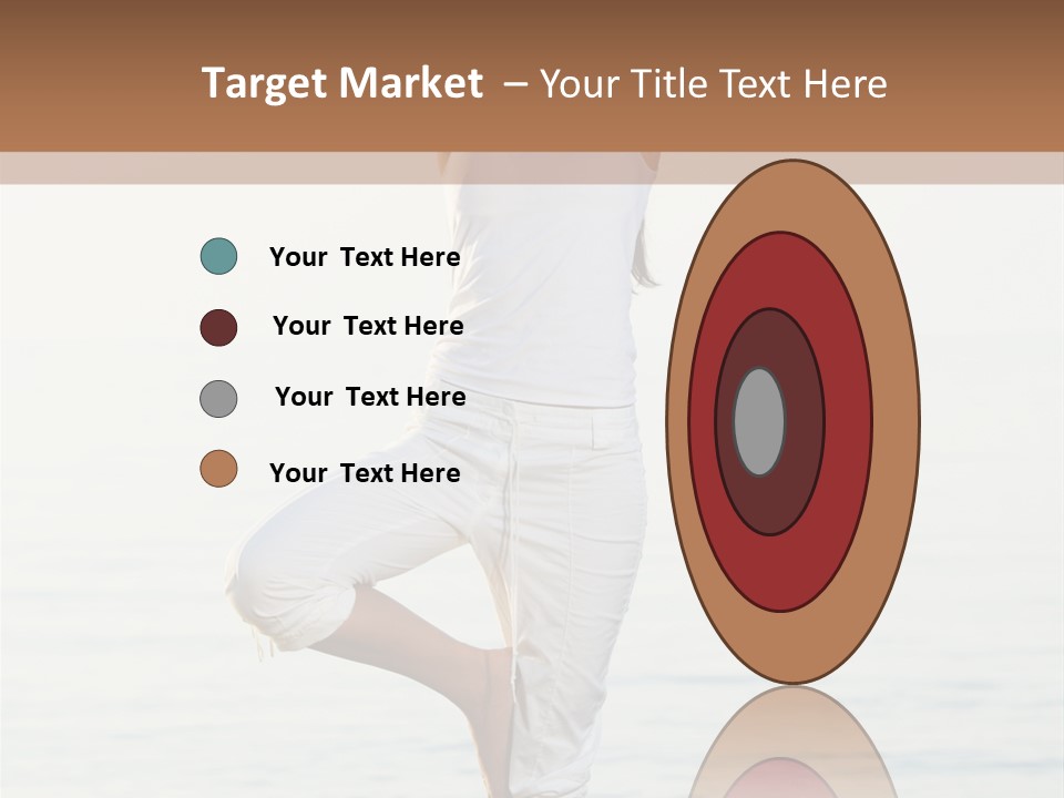 Female Serene Girl PowerPoint Template