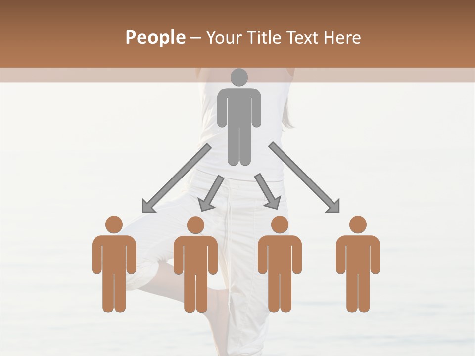 Female Serene Girl PowerPoint Template