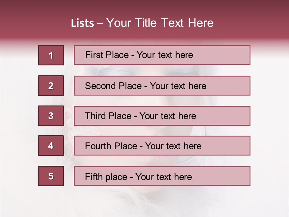 Complexion Beauty Creative PowerPoint Template
