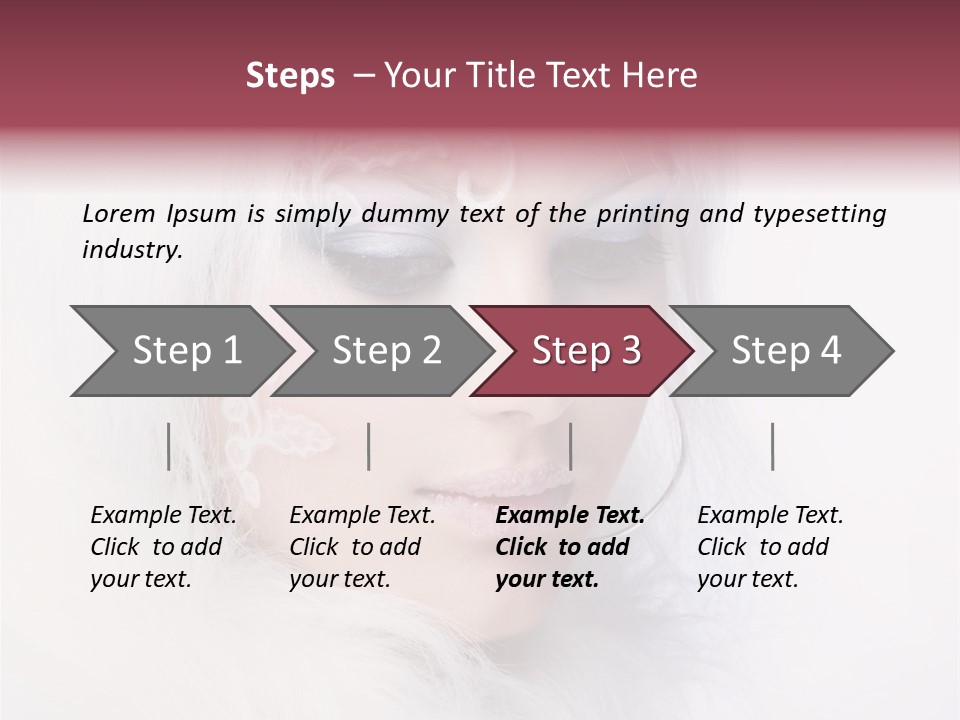 Complexion Beauty Creative PowerPoint Template