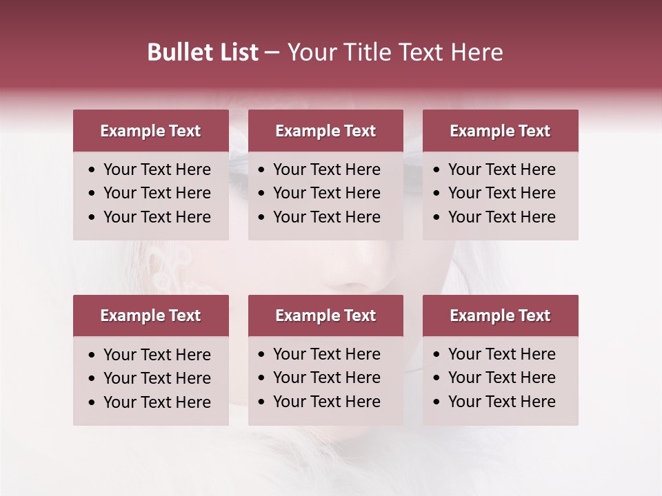 Complexion Beauty Creative PowerPoint Template