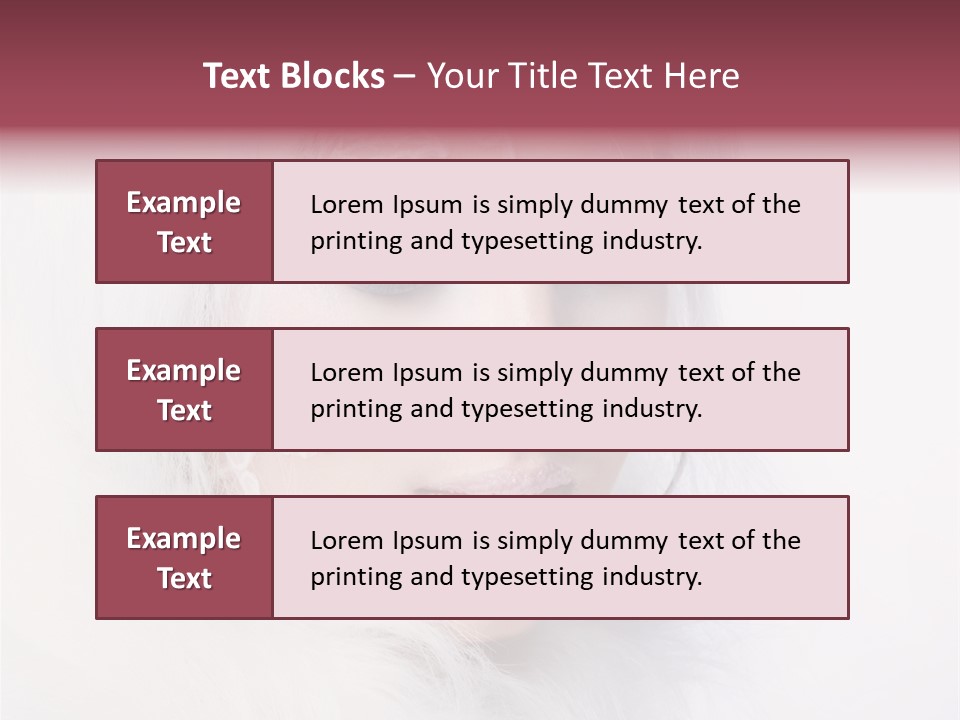 Complexion Beauty Creative PowerPoint Template