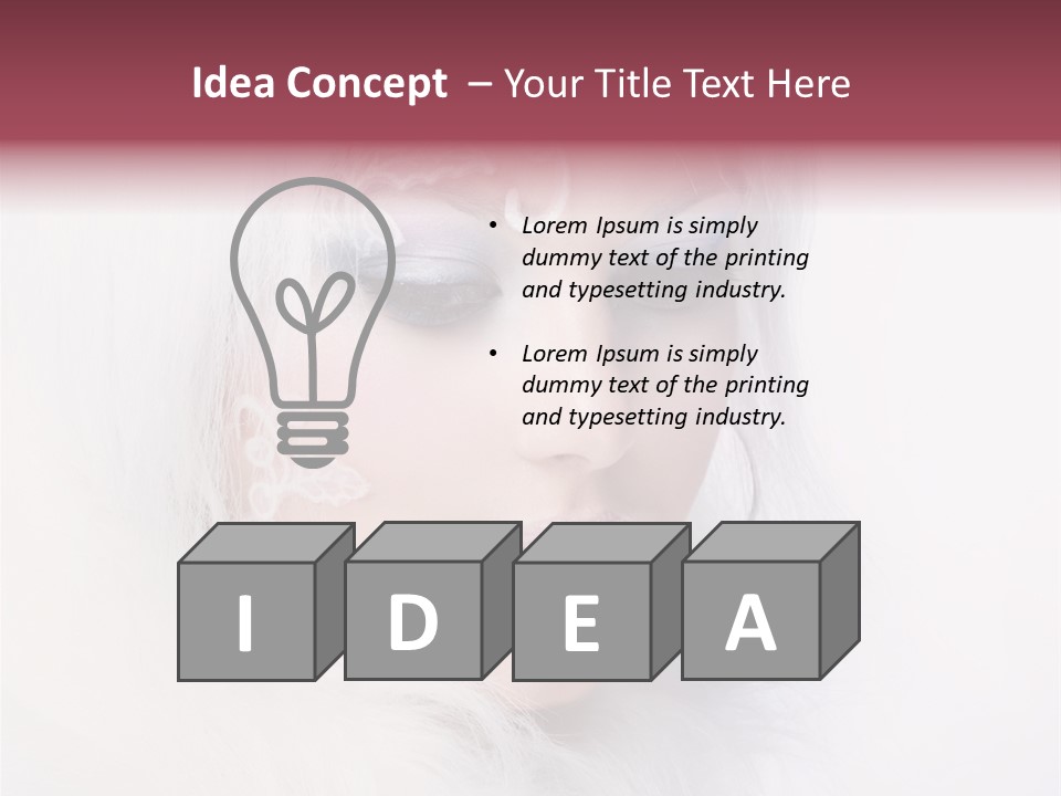 Complexion Beauty Creative PowerPoint Template