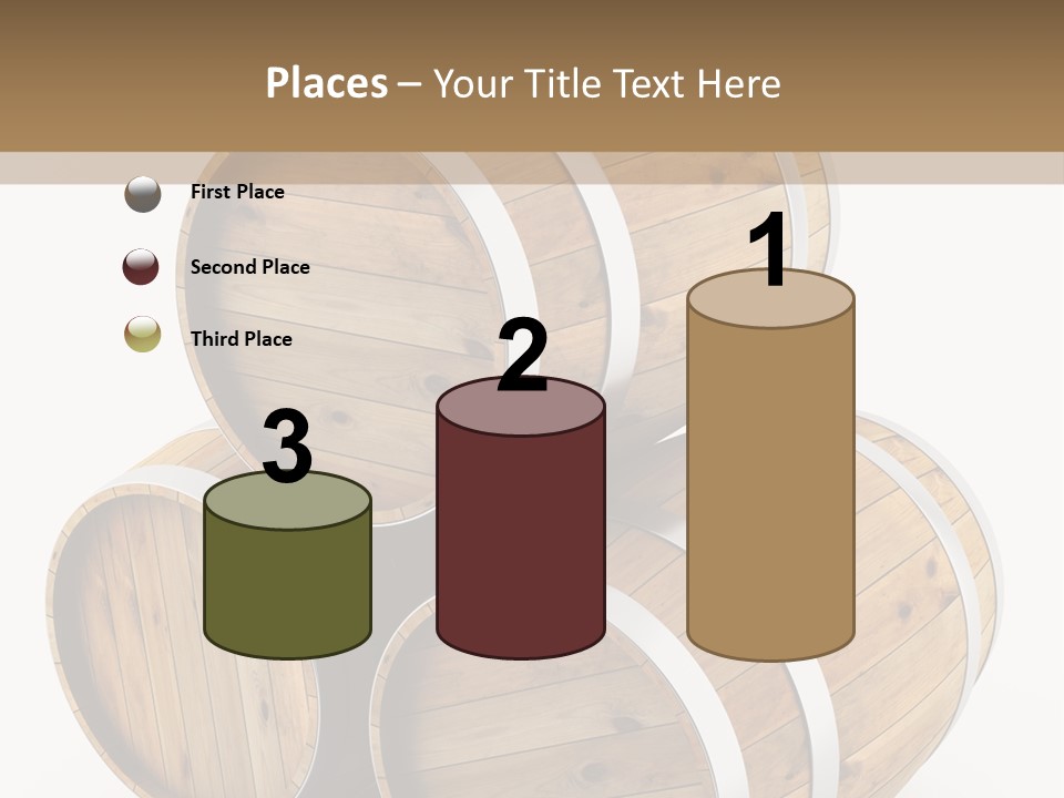 Stave Wine Timber PowerPoint Template