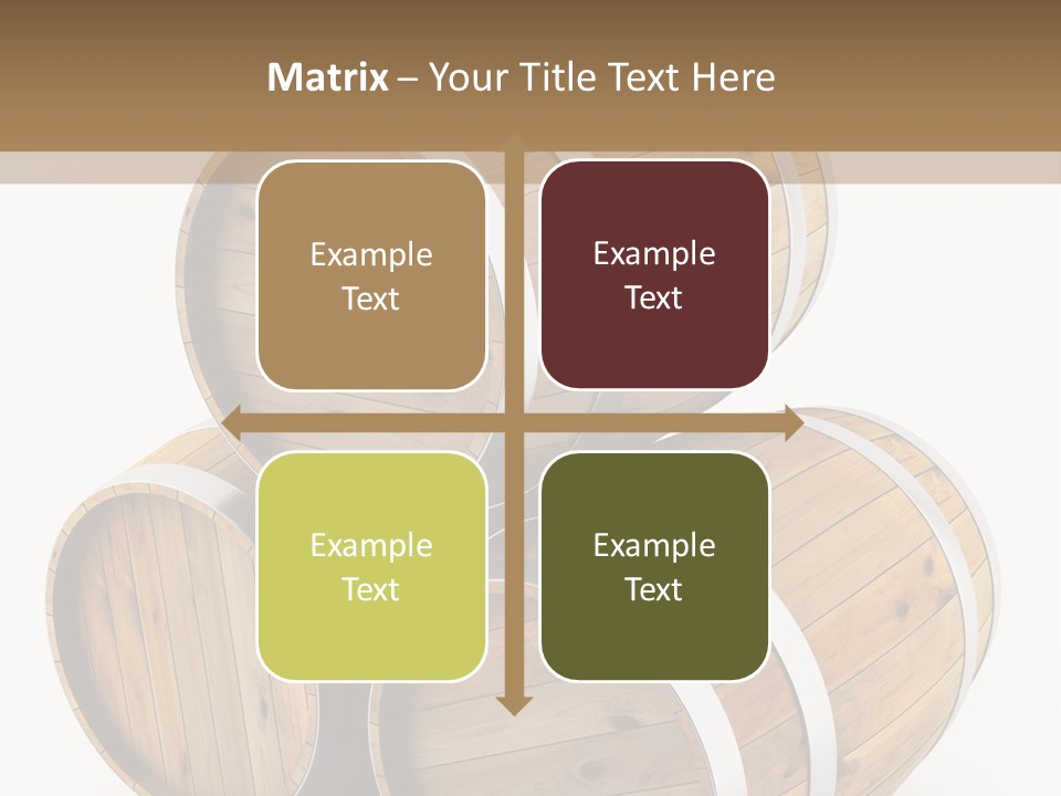 Stave Wine Timber PowerPoint Template