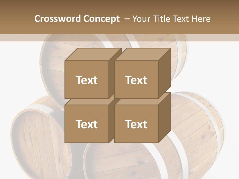 Stave Wine Timber PowerPoint Template